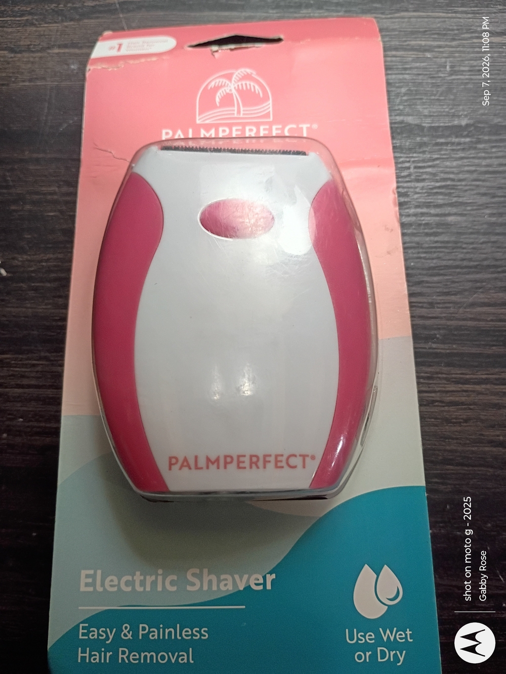 PalmPerfect Electric Shaver Pink NWT